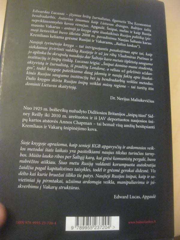 Apgaulė. Šnipai, melas ir kaip Rusija mausto vakarus. - Edward Lucas, knyga 4