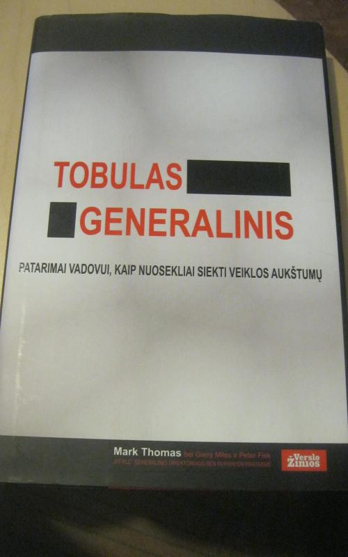 Tobulas generalinis - Mark Thomas, Gary  Miles, Peter  Fisk, knyga 2