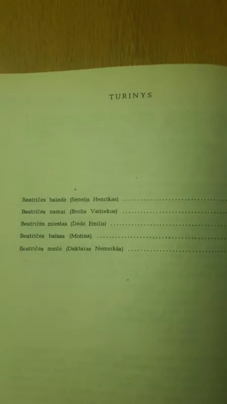 Beatričė - Tomas Sakalauskas, knyga 2