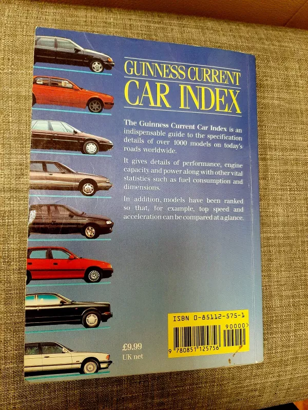 Guinness current car index - IVAN BERG, knyga 5