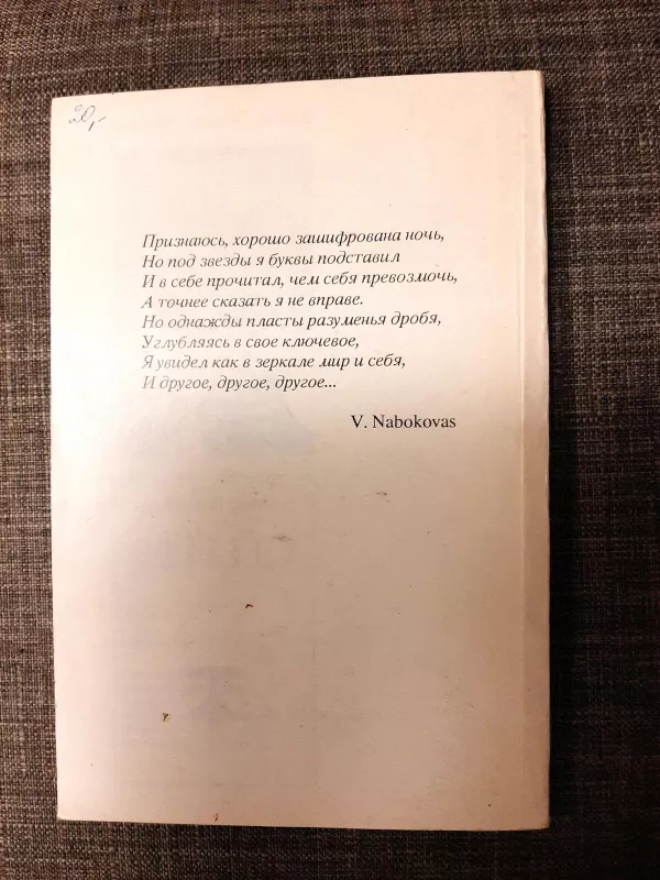 Laiškas Rusijon - Vladimiras Nabokovas, knyga 4