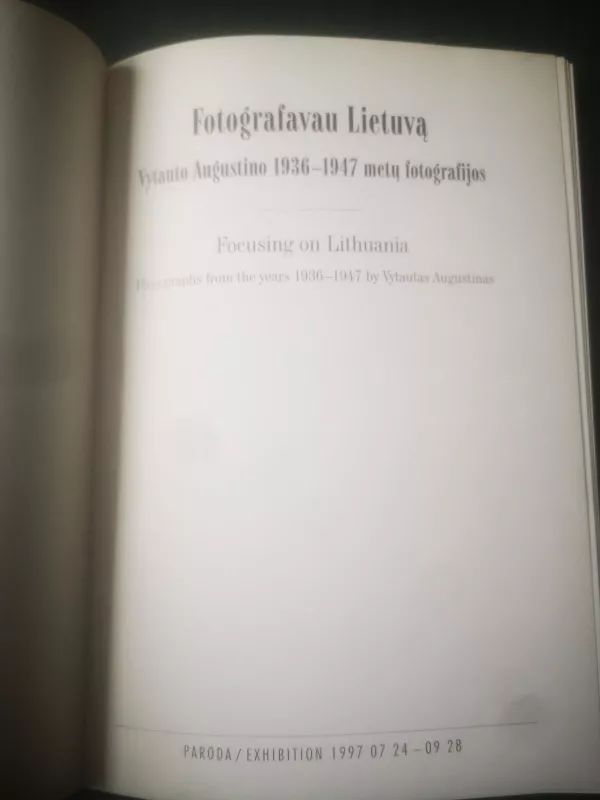 Fotografavau Lietuvą - Vytautas Augustinas, knyga 3