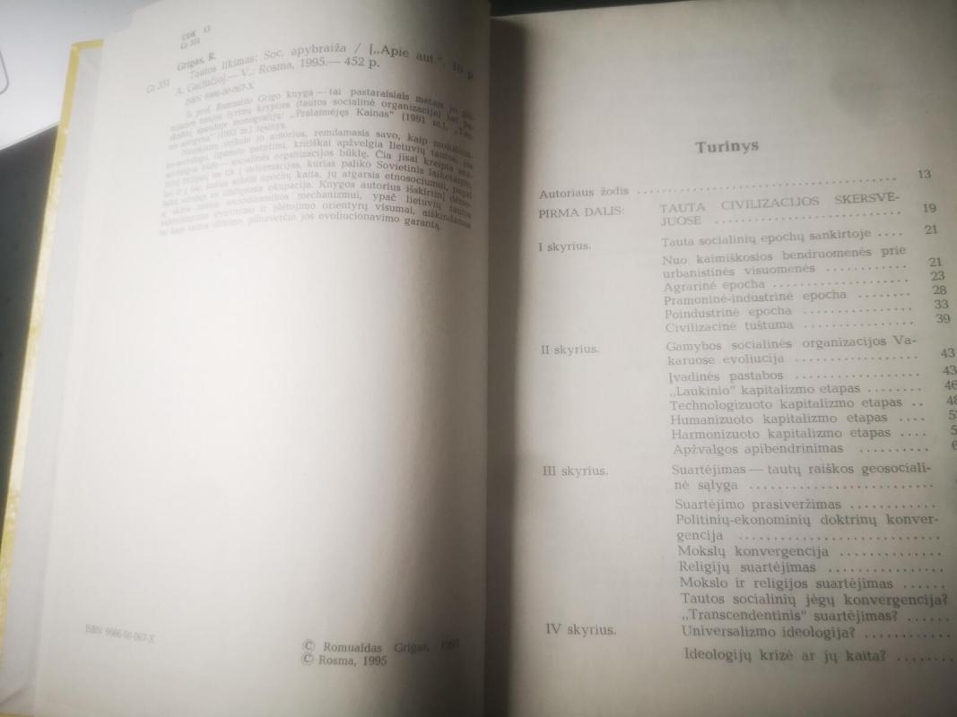 Tautos likimas - Romualdas Grigas, knyga 3