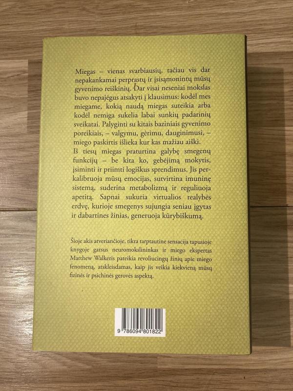 Kodėl mes miegame - Matthew Walker, knyga 2