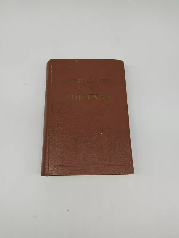 Lotynų - lietuvių kalbų žodynas - A. M. Malininas, knyga
