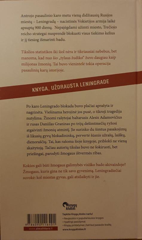 Blokados knyga - A. Adamovičius, D.  Graninas, knyga 3