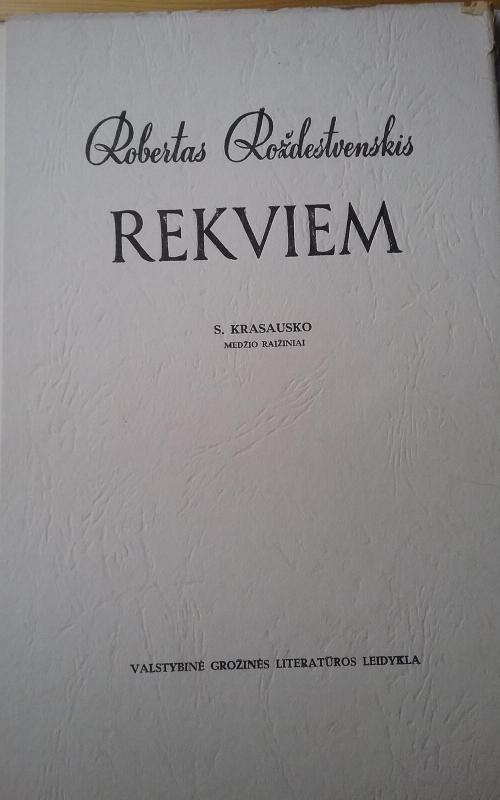 Rekviem - Robertas Roždestvenskis, knyga 2