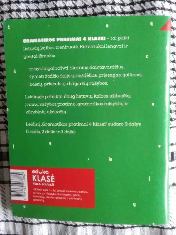 Gramatikos pratimai 4 klasė 1 d. - Levutė Karčiauskienė, knyga 5