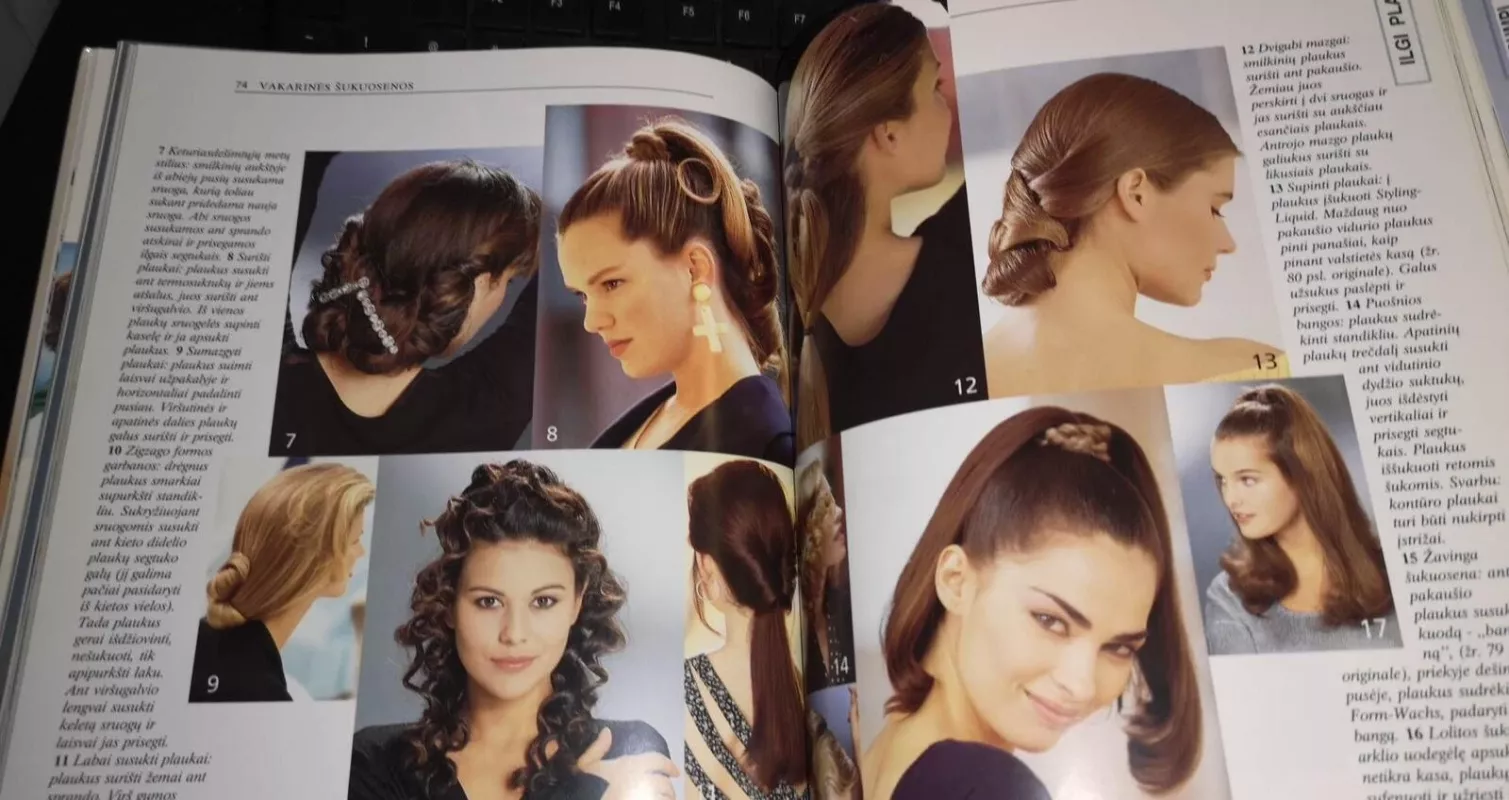 388 šukuosenos: kiekvienam plaukų ilgiui, kiekvienam plaukų tipui, kiekvienai progai - Margit Riudiger, knyga 3