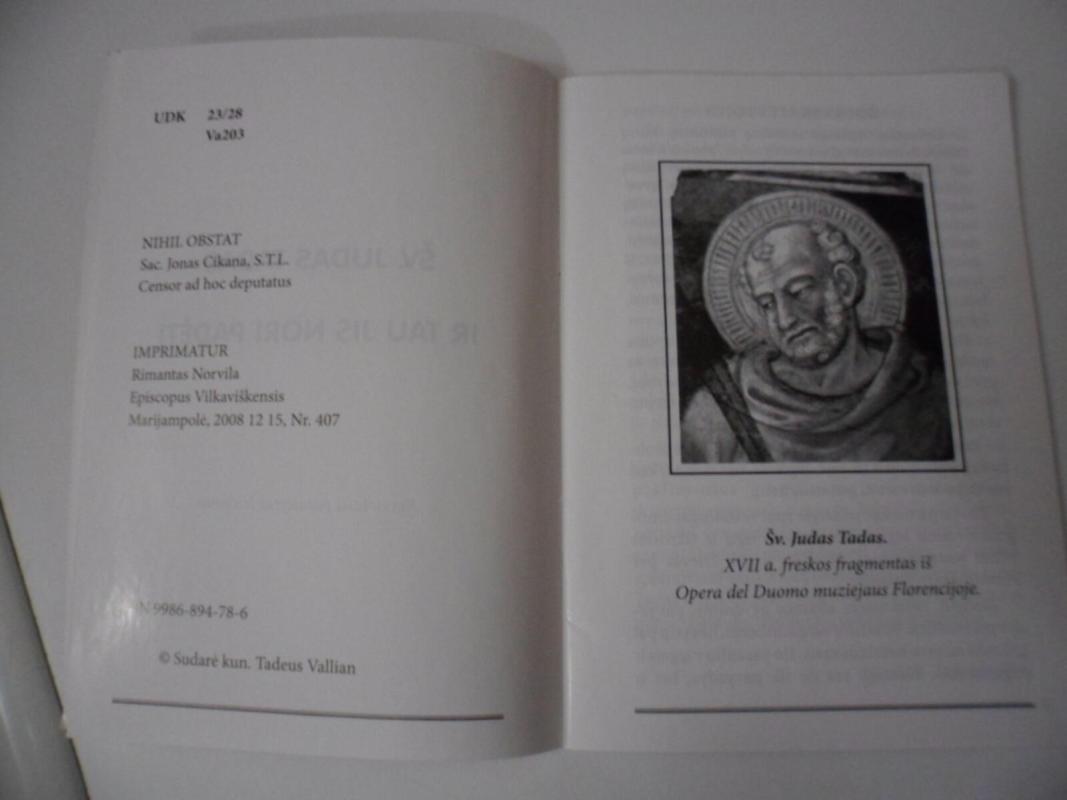 Šv. Judas Tadas ir tau jis nori padėti - Rimantas Norvila, knyga 4