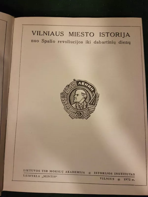 Vilniaus miesto istorija - Juozas Žiugžda, knyga 2