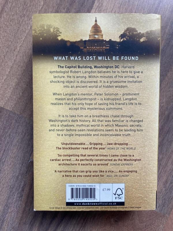 The Lost Symbol - Dan Brown, knyga 2