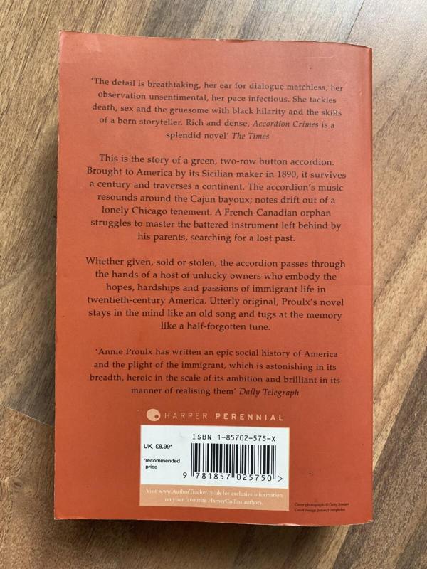 Accordion Crimes - E. Annie Prolux, knyga 2