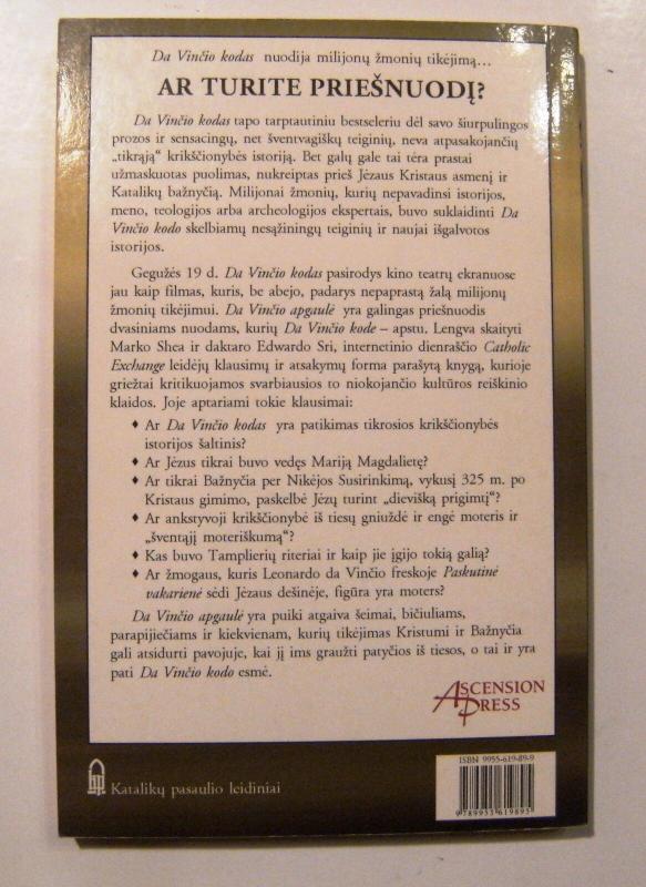 Da Vinčio apgaulė - Mark Shea, Edward  Sri, knyga 4