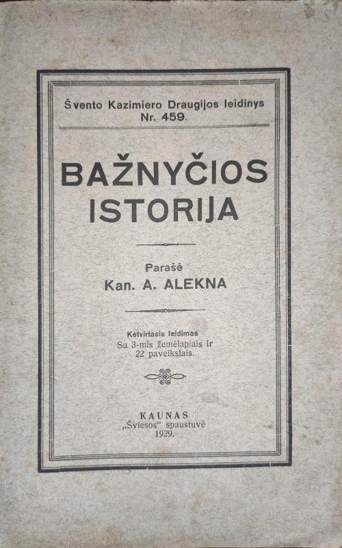 Bažnyčios istorija - Antanas Alekna, knyga 2