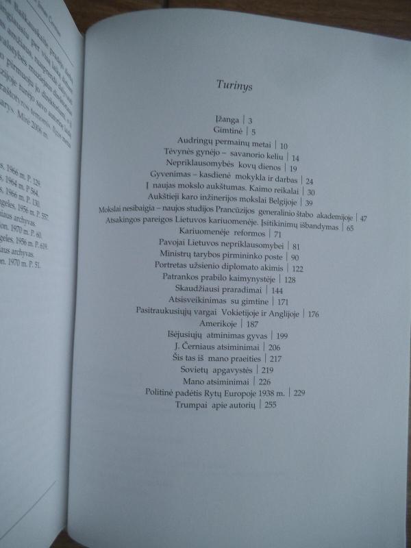 Lietuvos kariuomenės brigados generolas ministras pirmininkas Jonas Černius - Henrikas Paulauskas, knyga 3