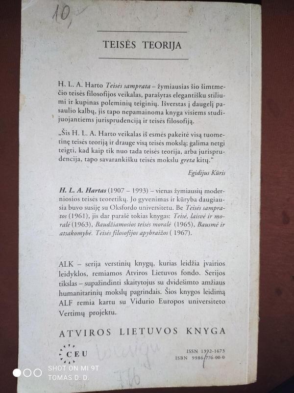 Teisės samprata - Autorių Kolektyvas, knyga 3