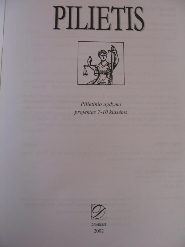 PILIETIS - Ugdymo Projektas Pilietinio, knyga 3