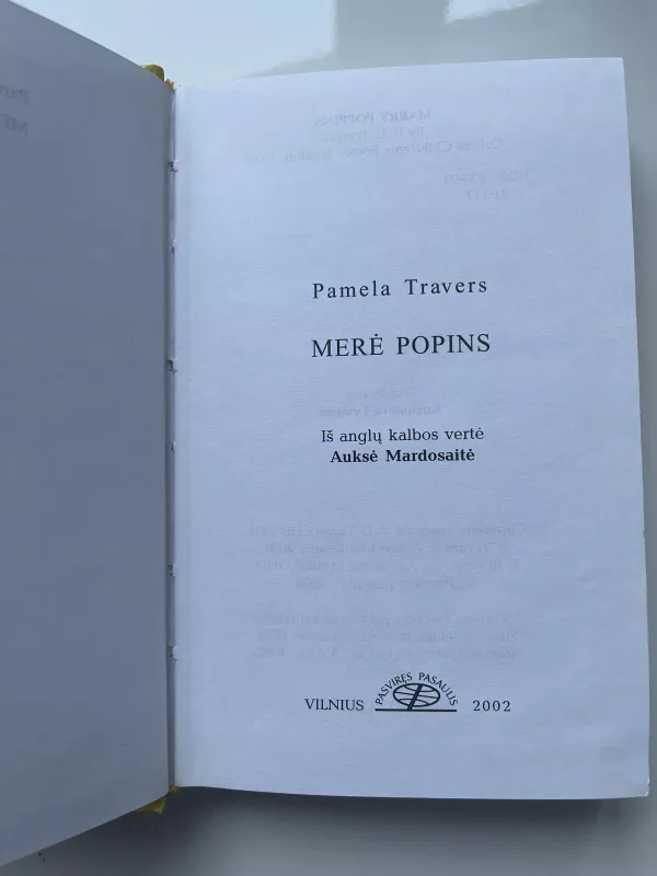 Merė Popins - Pamela Travers, knyga 3