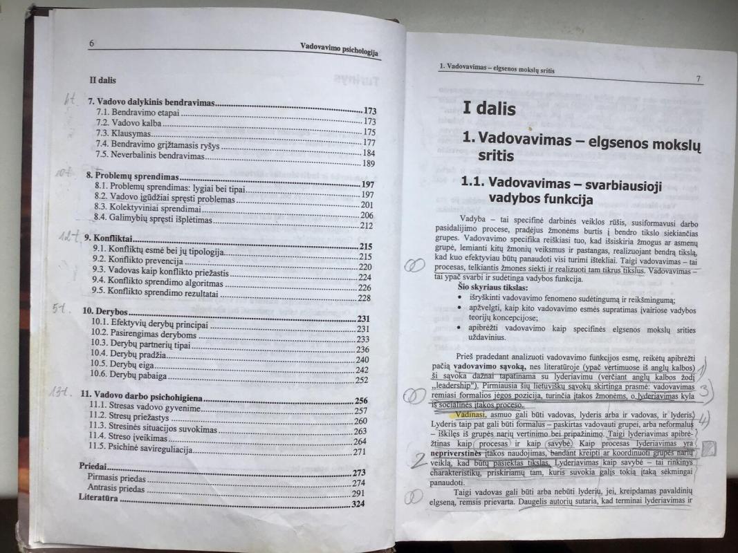 Vadovavimo psichologija - J. Kasiulis, V.  Barvydienė, knyga 2