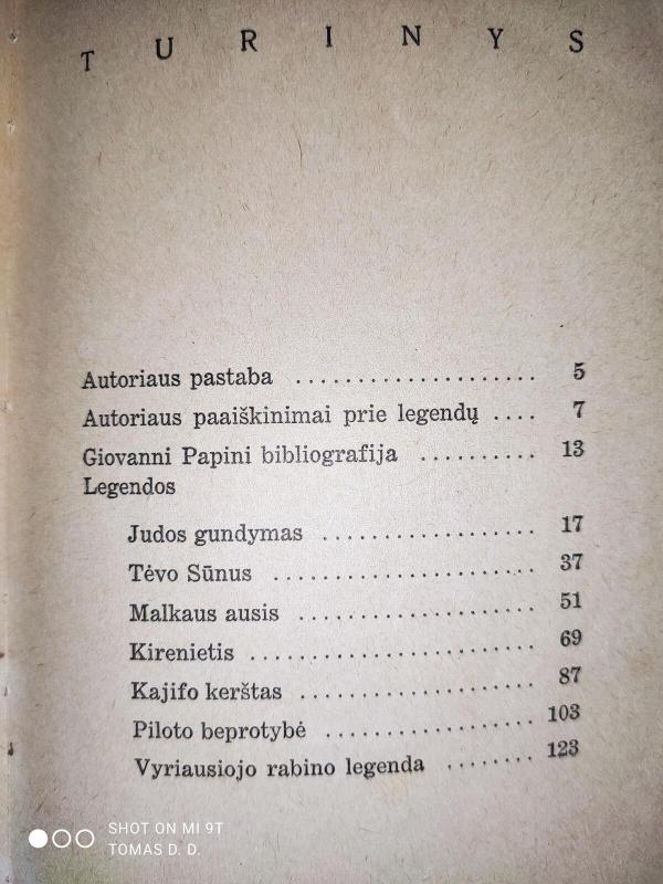 Kančios liūdininkai . Septynios Evangelijų legendos - Giovanni Papini, knyga 3