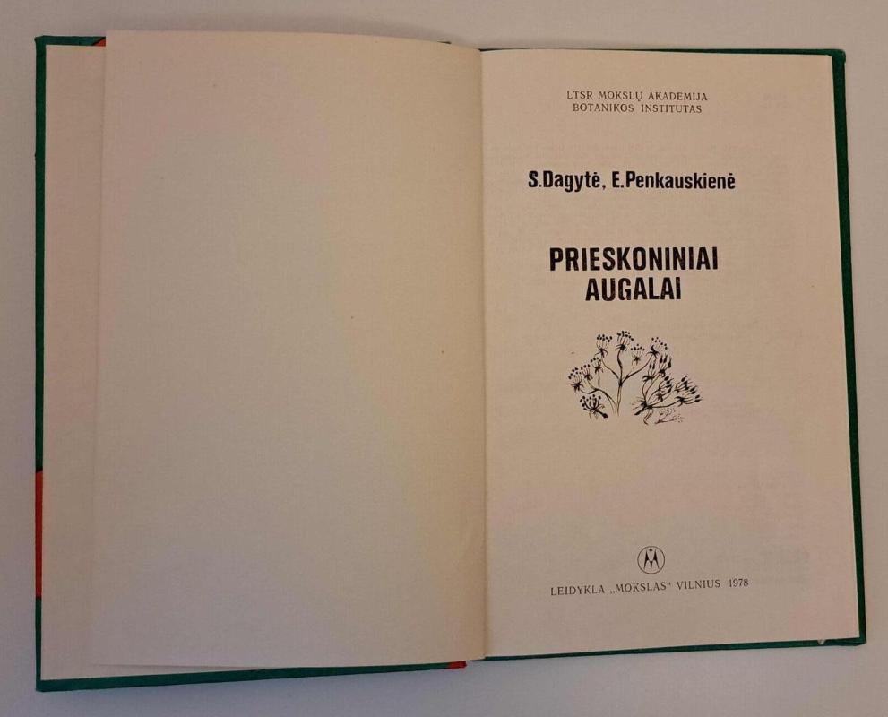 Prieskoniniai augalai - S. Dagytė, E.  Penkauskienė, knyga 3