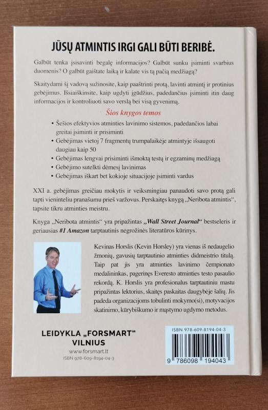 Neribota atmintis - Kevin Horsley, knyga 2