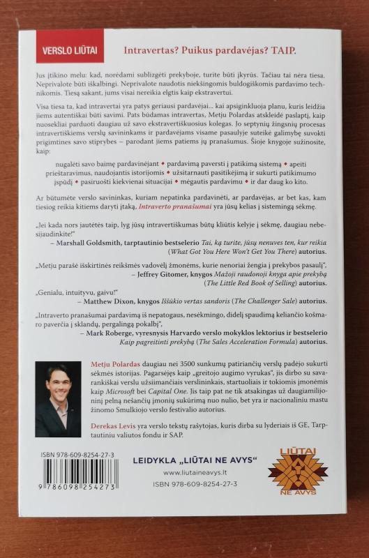 INTRAVERTO PRANAŠUMAI: kuklūs parduoda daugiau - Matthew Polllard, knyga 2