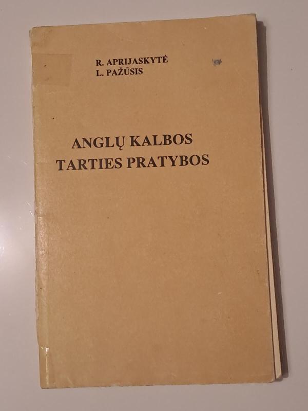 Anglų kalbos tarties pratybos - R. Aprijaskytė, L.  Pažūsis, knyga