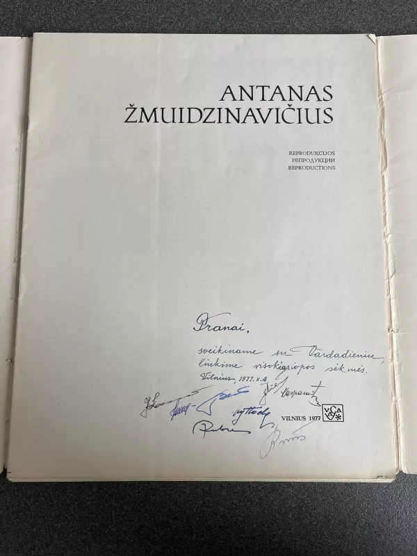 Reprodukcijos - Antanas Žmuidzinavičius, knyga 3
