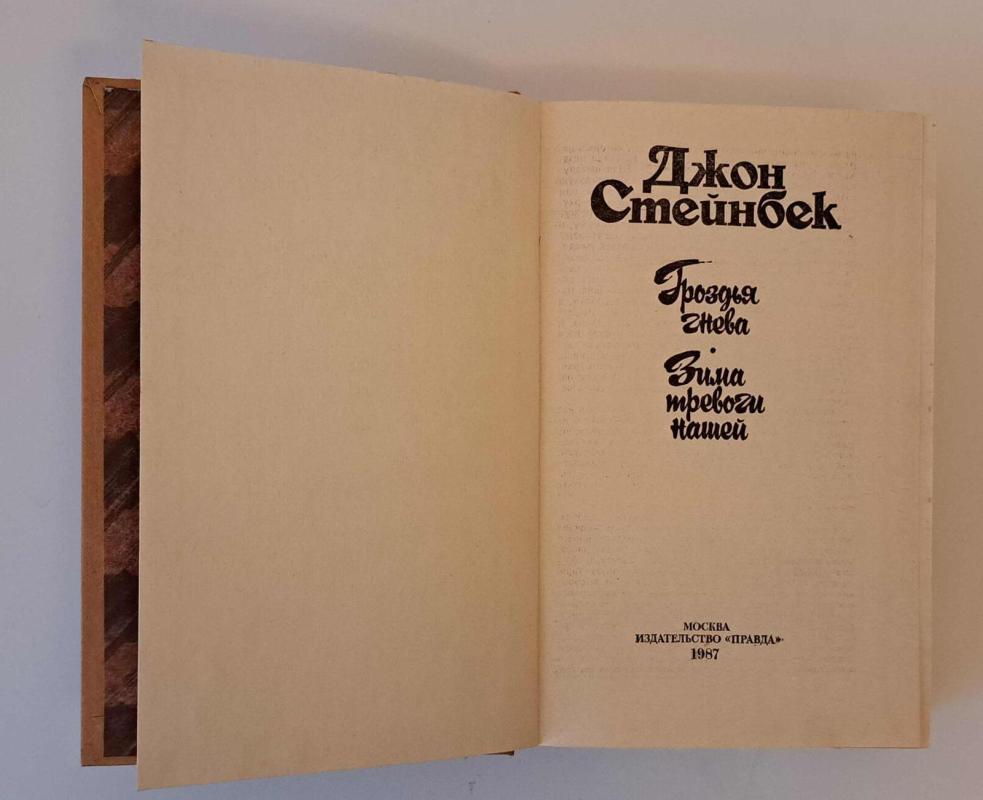 Гроздья гнева. Зима тревоги нашей - Джон Стейнбек, knyga 3