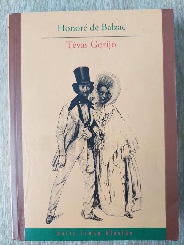 Tėvas Gorijo - Onorė Balzakas, knyga