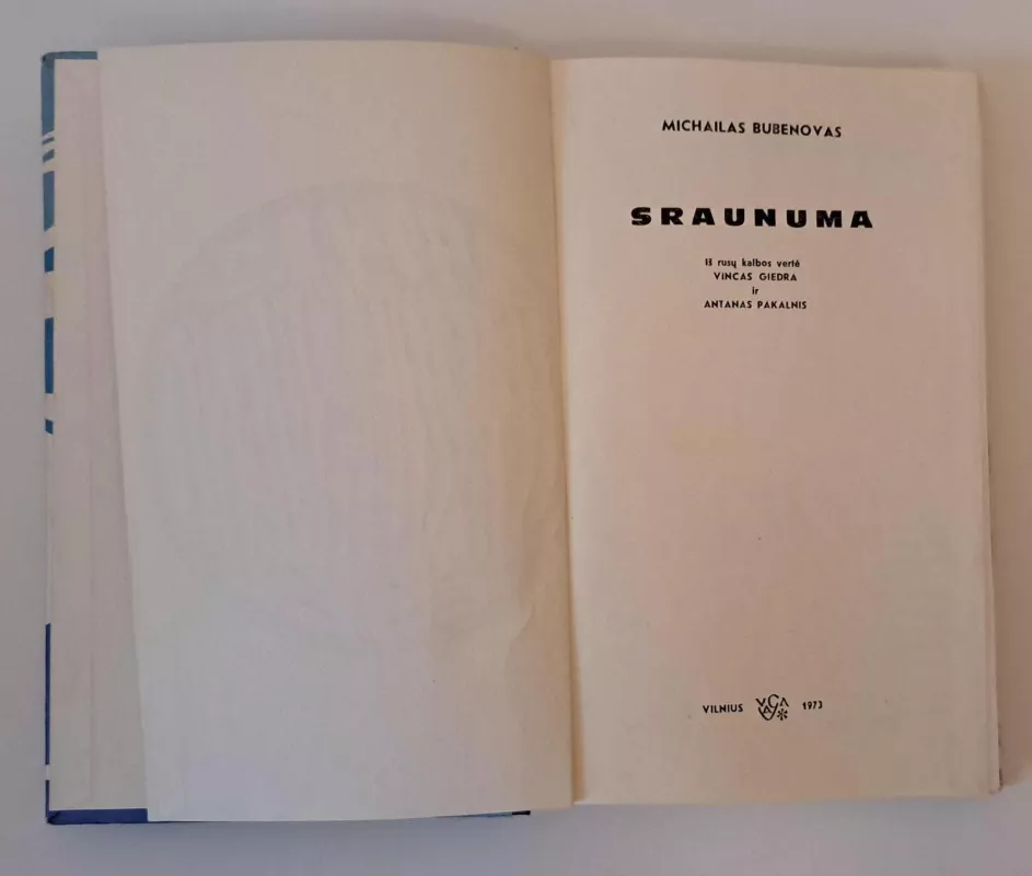 Sraunuma - Michailas Bubenovas, knyga 4