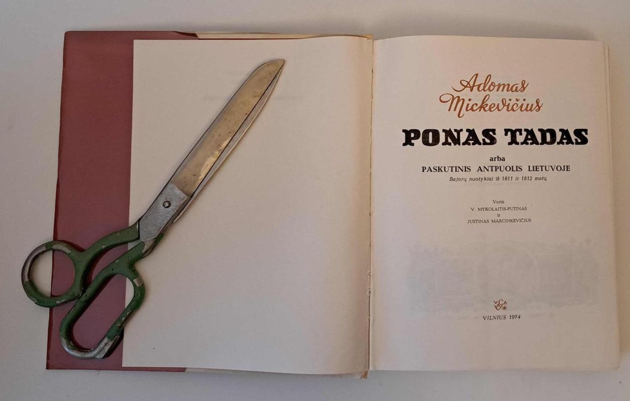 Ponas Tadas arba paskutinis antpuolis Lietuvoje - Adomas Mickevičius, knyga 4