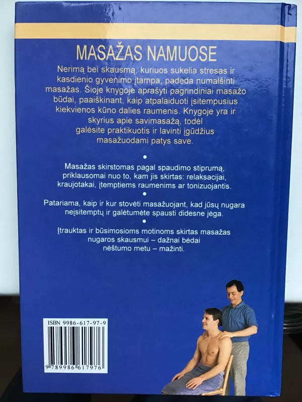 Masažas namuose - Mario-Paul Cassar, knyga