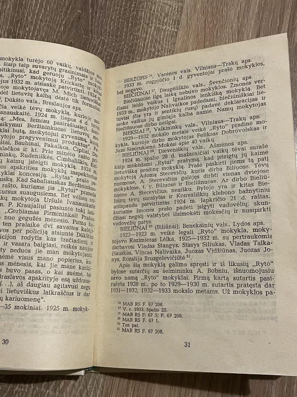 Vilniaus krašto lietuviškos mokyklos ir skaityklos 1919-1939 metais - V. Martinkėnas, knyga 3