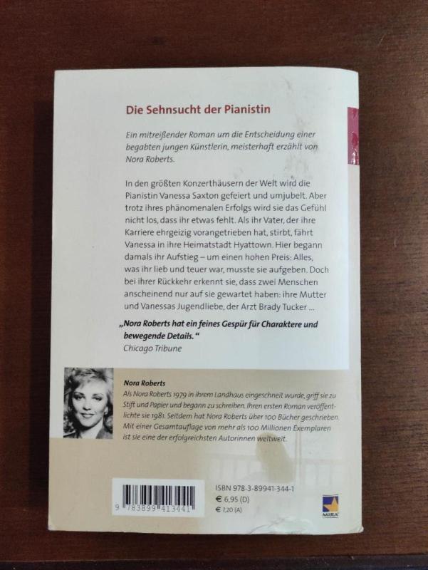 Die Sehnsucht der Pianistin - Nora Roberts, knyga 4