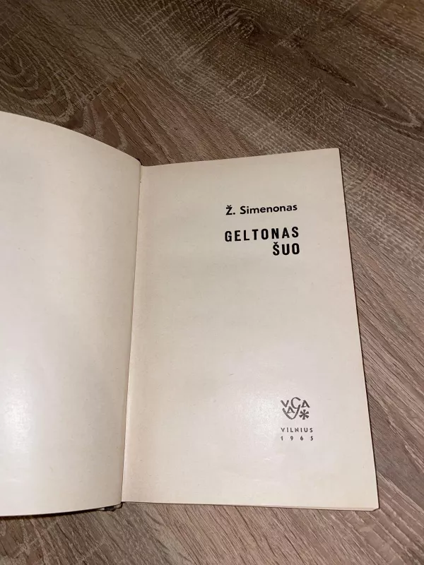 Geltonas šuo - Žoržas Simenonas, knyga 3