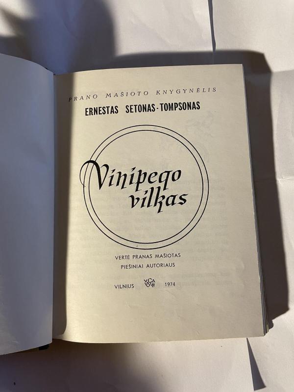 Vinipego vilkas - E. Seton-Tompsonas, knyga 3