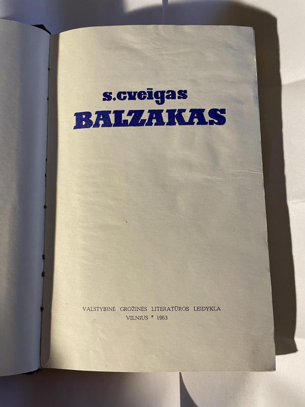 Balzakas - Stefan Zweig, knyga 3