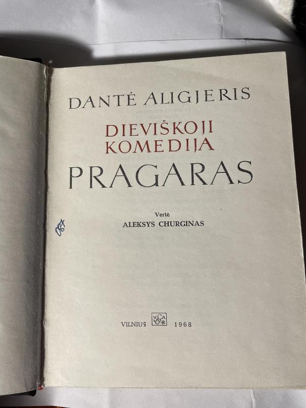 Dieviškoji komedija. Pragaras - Aligjeris Dantė, knyga 4