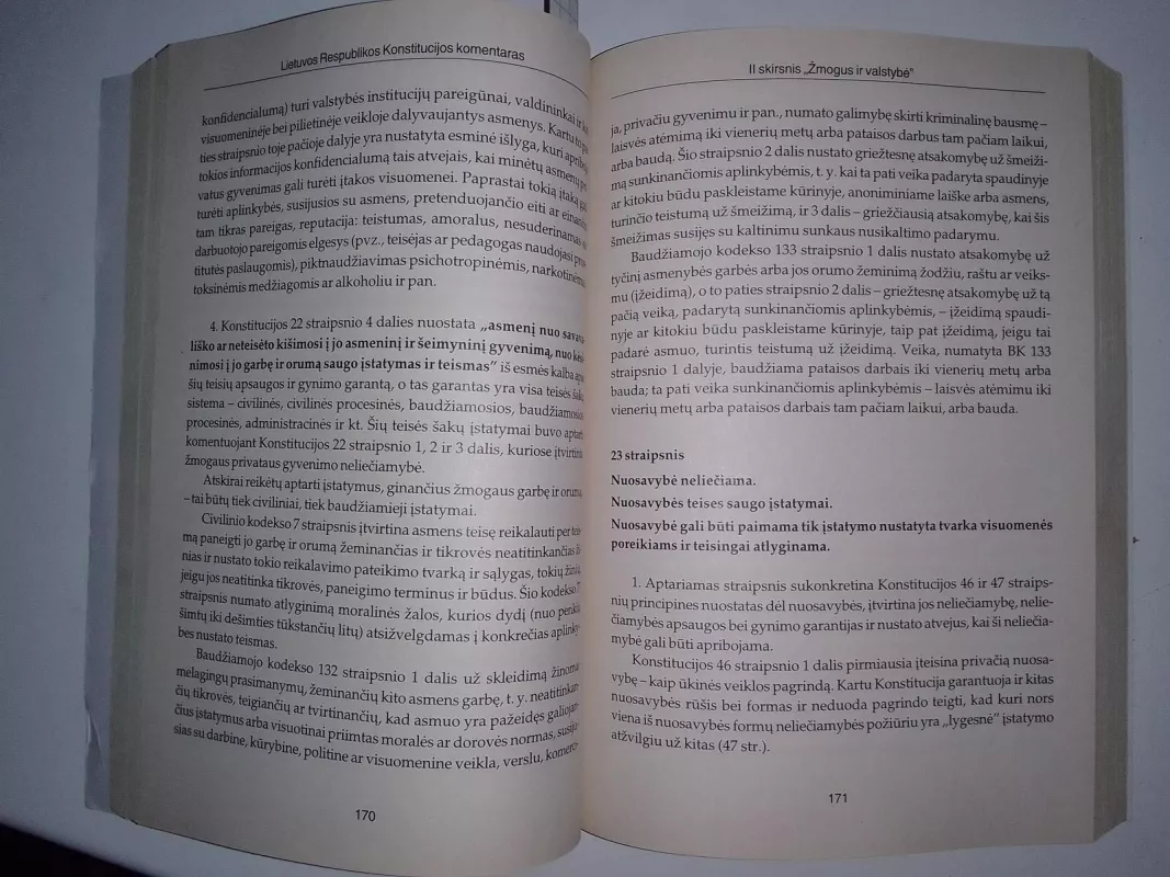 Lietuvos Respublikos Konstitucijos komentaras (1 dalis) - Karolis Jovaišas, knyga 4