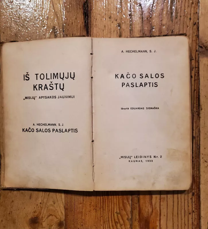 Kačo salos paslaptis - Adolf Hechelmann, knyga