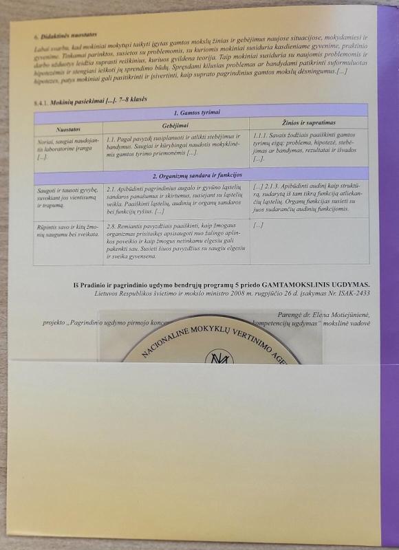 Sėkmės istorija: praktinio darbo įgūdžių formavimas. Biologijos pamoka + CD - Regina Gimbutienė, knyga 3