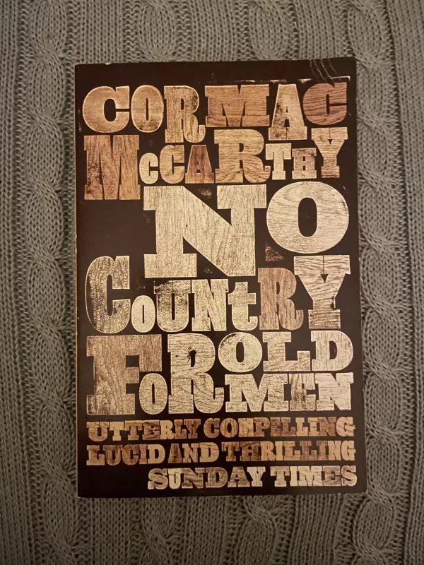 No Country For Old Men - Cormac McCarthy, knyga