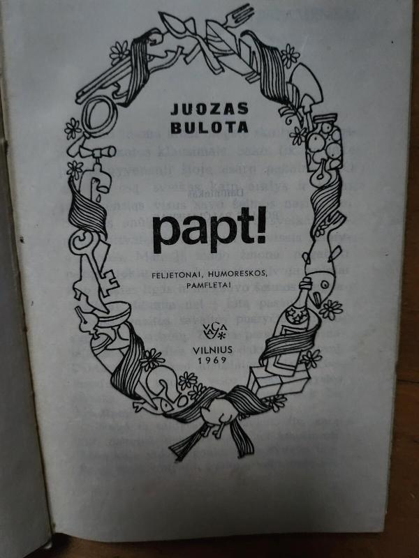 Papt! - J. Bulota, knyga 3