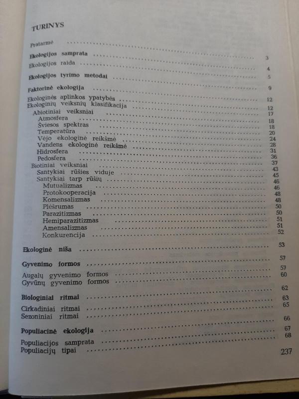 Bendroji ekologija - V. Raškauskas, knyga 5