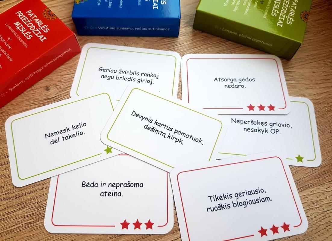 PATARLĖS - edukacinės lavinamosios kortelės - Autorių Kolektyvas, knyga 2