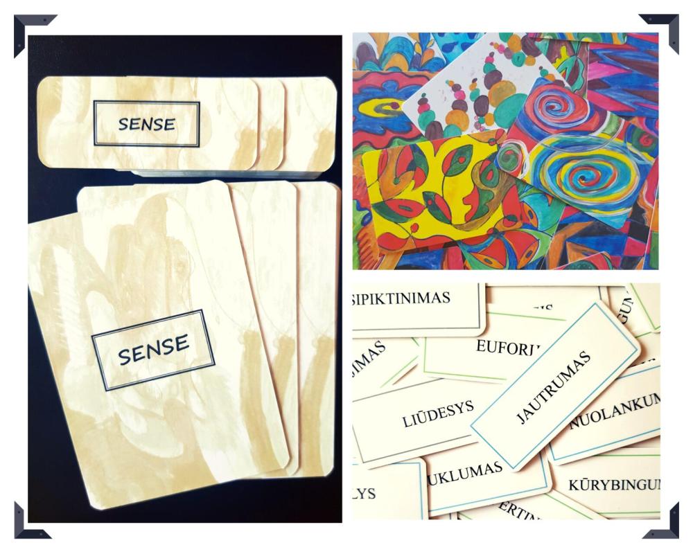 SENSE - emocijų ir jausmų kortos - Reda Slavinskaitė, knyga 3