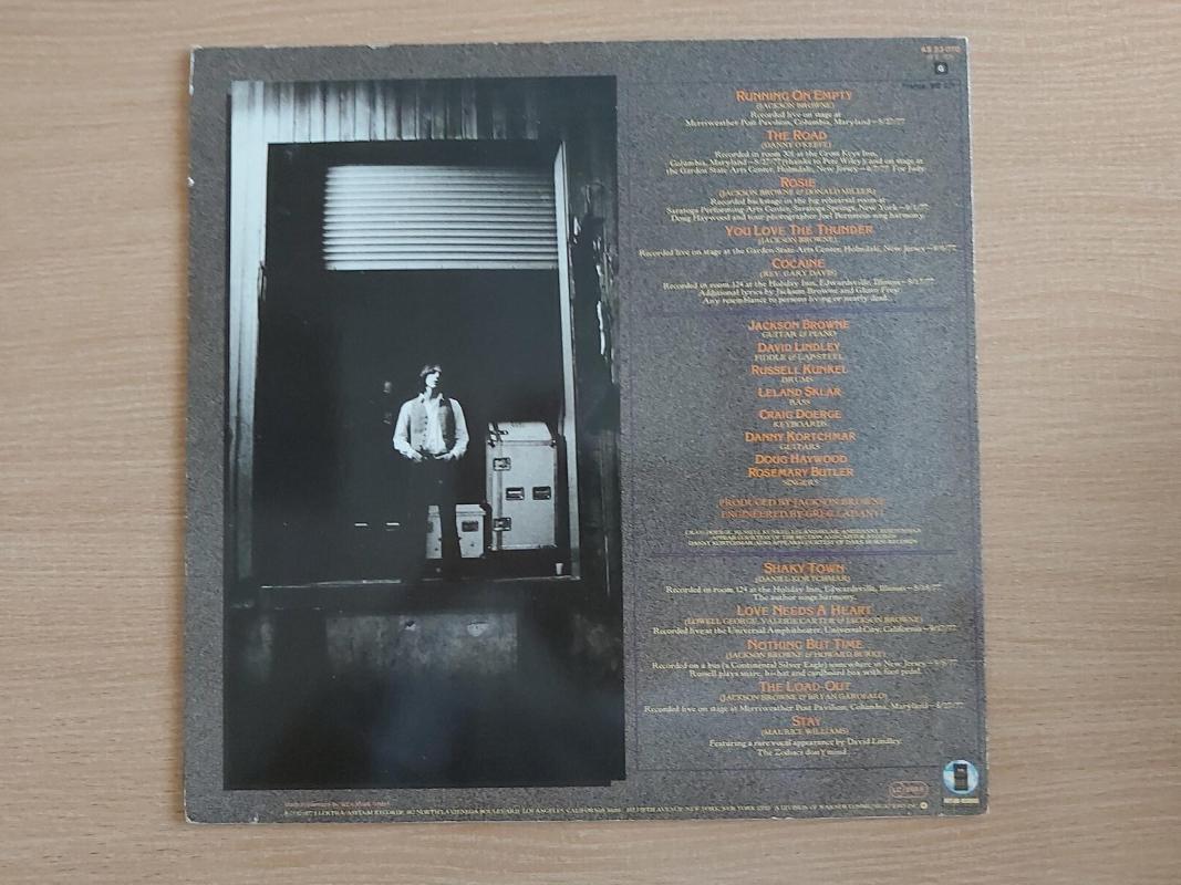 Running On Empty - Jackson Browne, plokštelė 2